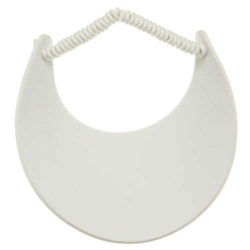 Large Bill Foam Sun Visor - color: White