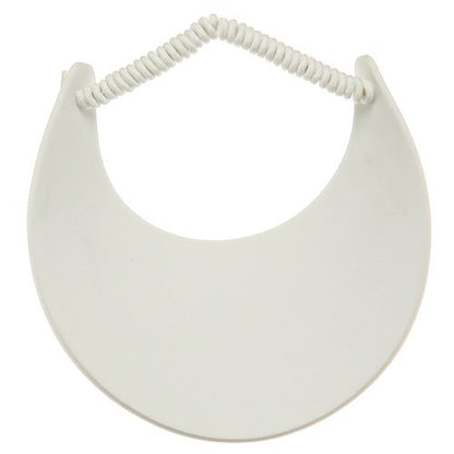 Large Bill Foam Sun Visor - color: White
