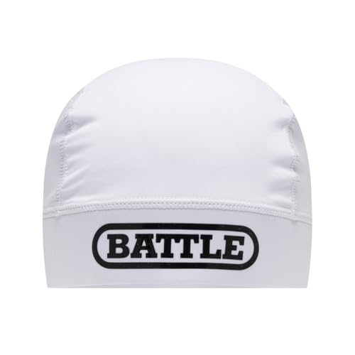 Battle Sports Pro Athletic Skull Cap - color: White