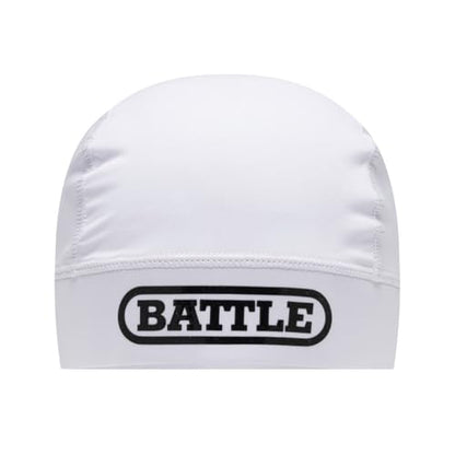 Battle Sports Pro Athletic Skull Cap - color: White