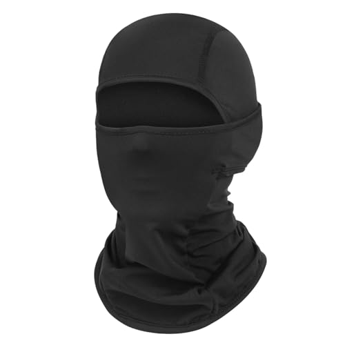 Ski Mask Balaclava Motorcycle Summer Face Mask Shiesty Mask for Men Women - color: Black Warm