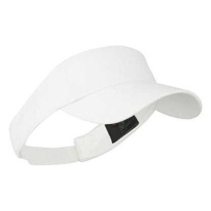 Youth Cotton Sun Visor - color: White