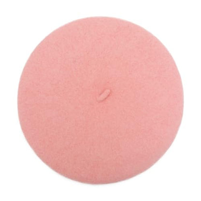 ZLYC Wool French Beret Hat Solid Color Classic Artist Cap for Women - color: Flesh Pink