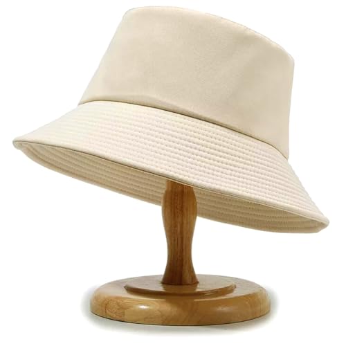 Bucket Hat Beach Sun Hat Fishing Hat for Women Men, Summer Outdoor Travel Packable Fisherman Hat - color: Khaki