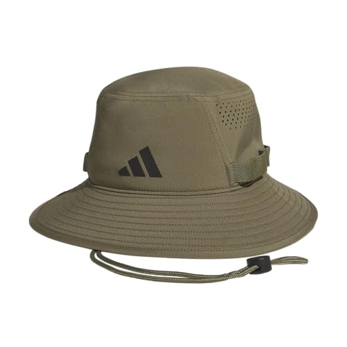 adidas Men's Victory Bucket Hat Boonie - color: Olive Strata Green/Olive Strata Green/Black/5, size: Small-Medium