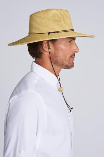 Unisex Sun Hat - UPF 50+ Sun Protection - Beach Comber - color: Natural, size: Small-Medium