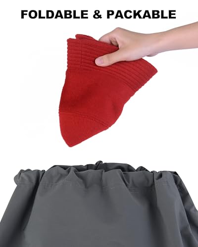 GADIEMKENSD Winter Bucket Hat - Premium Wool, Packable, Plain Colors, Unisex Warm Hat - color: Red 2.0, size: Large