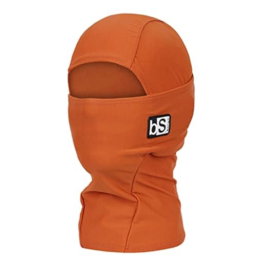 BLACKSTRAP Kids' Hood ExoHinge Balaclava Ski Mask, Helmet Compatible, Keeps Kids Comfortable and Warm - color: Copper, size: One Size