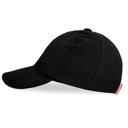 Headsweats Dad Hat – Men's Embroidered Twill Baseball Cap, Adjustable Strapback, Lightweight, Breathable - color: Black/Colorado