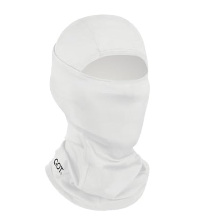 UPF 50+ Balaclava Ski Mask for Men Women - UV Face Mask Motorcycle Shiesty - color: White