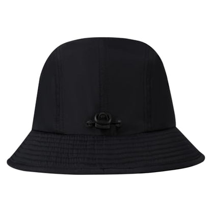 BASSDASH UPF50+ Fishing Bucket Hat for Men Women Lightweight Water Resistant Packable Outdoor Summer Sun Hats FH13 - color: Black