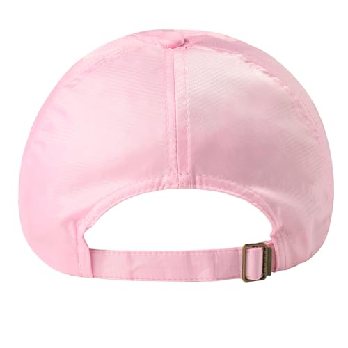 Sumolux Waterproof Baseball Cap Men Women Sun Hat Quick-Drying - color: Pink, size: One Size