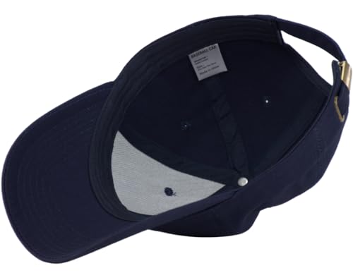 TSSGBL Classic Plain Baseball Cap, Small/M-L/XL-3XL Big Head Fit, Unisex Adjustable Cotton Structured Golf Dad Hat - color: C-navy, size: XX-Large