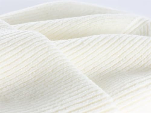 Connectyle Thick Cuffed Beanie for Men & Women Double Layer Knit Winter Hat Acrylic Watch Hat Warm Stocking Skull Cap - color: Beige