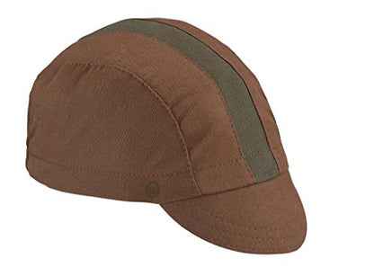 Walz Caps Nutmeg/Olive Cotton 3-Panel Cycling Cap (S/M)
