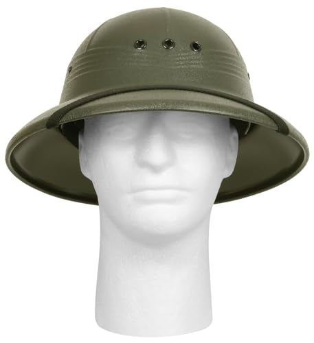 Rothco Pith Helmet - Safari-Style Hat for Sun Protection for Outdoor Adventures - color: Olive Drab