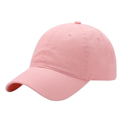 Mommy Jennie Unisex Vintage Washed Distressed Baseball-Cap Twill Adjustable Dad-Hat - color: A47-light Pink
