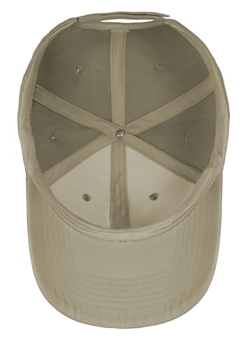 TK Flex Blank Hats, Adjustable Plain Hats, Casual Women's and Men's Hats, Baseball Caps for Patches and Embroidery, 12 Pack - color: Khaki