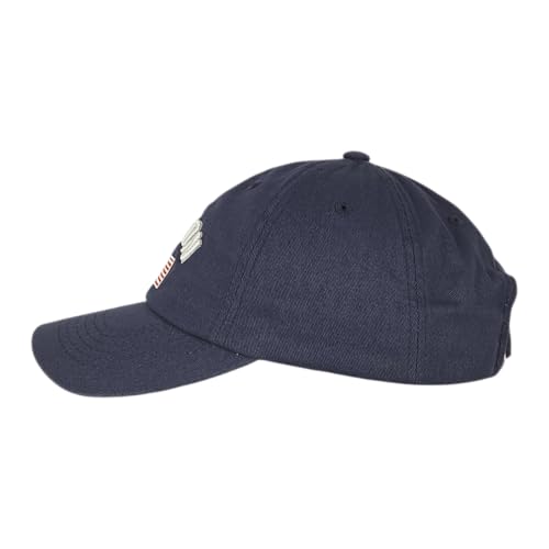 E BY ELIDAN Boston EST 1630 Dad Hat, Embroidered Cotton Baseball Cap - color: Navy Flag