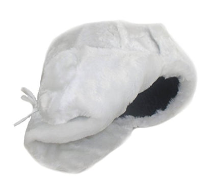 Russian Winter Hat *Shapka-Ushanka*White*Size S (Metric 56)