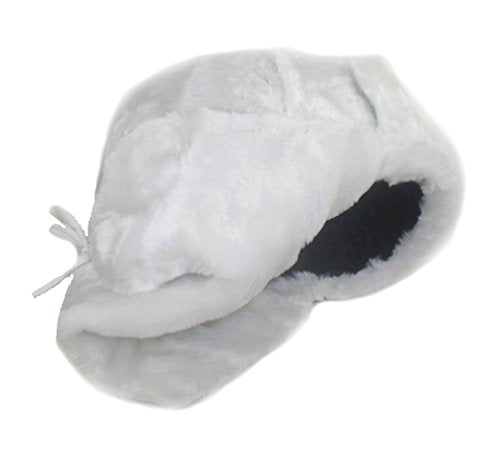 Russian Winter Hat *Shapka-Ushanka*White*Size S (Metric 56)