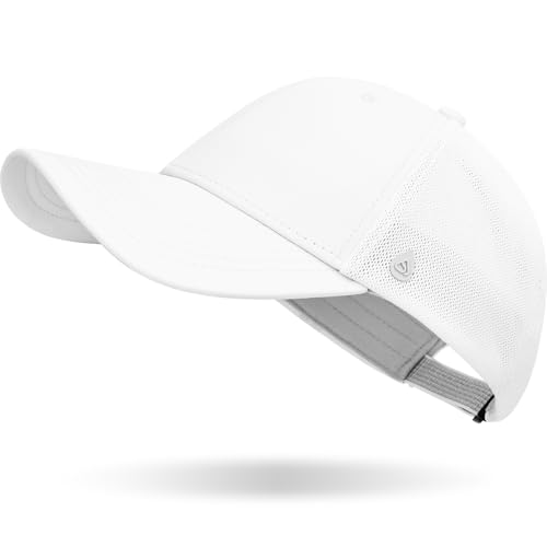 AOPREL Cloud-Touch Trucker Hat - High-Density Structured Mesh Baseball Cap Men & Women，Shape-Retaining Breathable UPF 50+ - color: Cloud White · Pure