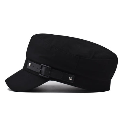 Chauffeur Hat Newsboy Cap Beret Driver Costumes Captain-Hat for Men Women - color: Black-b
