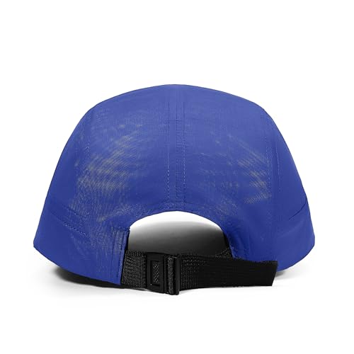 Croogo 5 Panel Running Hat Quick Dry Baseball Cap Sun UV Sports Outdoor Cap - color: Wbbc3-blue