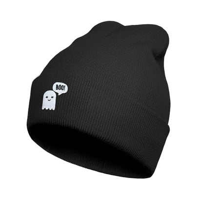 Cool Graphic Beanie for Men and Women - Black - color: Funny2