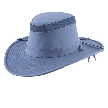 Home Prefer Classic UPF 50+ Men's Sun Hat Wide Brim Bucket Hat UV Protection Fishing Hat for Men Beach Safari Gardening Golf - color: Blue, size: Large