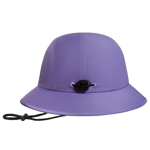BASSDASH UPF50+ Fishing Bucket Hat for Men Women Lightweight Water Resistant Packable Outdoor Summer Sun Hats FH13 - color: Purple
