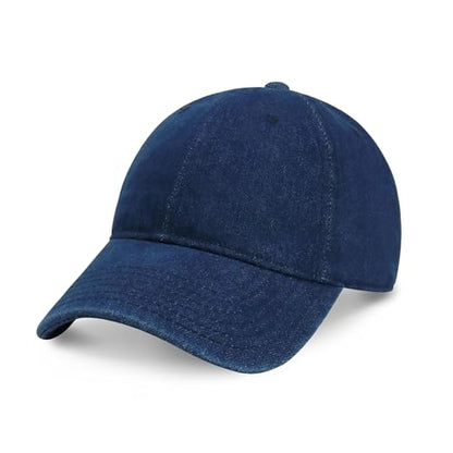 CHOK.LIDS Everyday Premium Cotton Dad Hat Adjustable Baseball Cap Unisex - color: Dark Denim