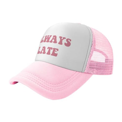 You Find It Offensive? I Find It Funny Trucker Hats for Women Pink Men Funny Slogan Pink Hats for Men - color: 10 Pink