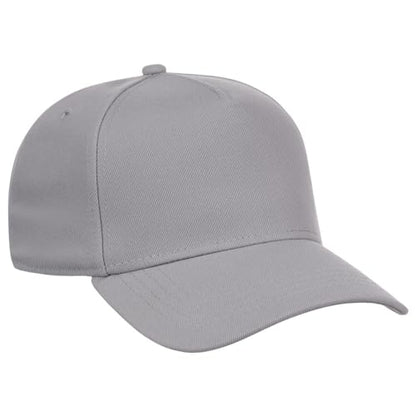 Lids Blank Hook Shot A-Frame Adjustable Snapback Hat – Breathable Mesh & Lightweight | Curved Bill | One Size Fits Most - color: Light Grey