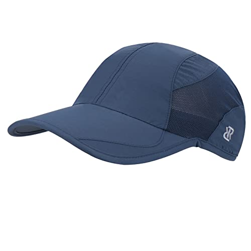 Quick Dry Running Cap for Men, Women - color: Navy