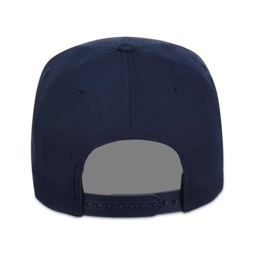 Lids Blank Hook Shot A-Frame Adjustable Snapback Hat – Breathable Mesh & Lightweight | Curved Bill | One Size Fits Most - color: Navy