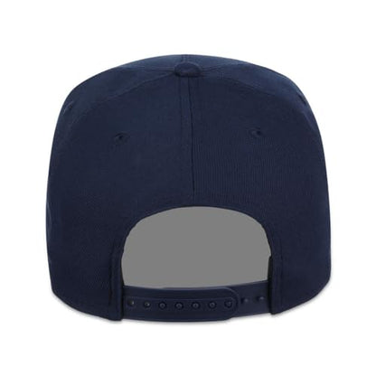 Lids Blank Hook Shot A-Frame Adjustable Snapback Hat – Breathable Mesh & Lightweight | Curved Bill | One Size Fits Most - color: Navy