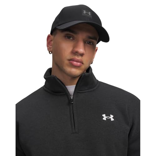 Under Armour Iso-Chill ArmourVent Stretch Fit Hat - color: (001) Black / / Castlerock, size: Small-Medium