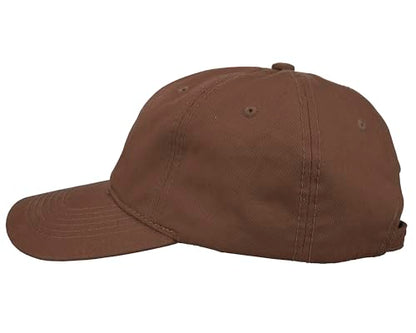 Gelante Cotton Twill Washed Unstructure Baseball Cap - Adjustable Blank Hat for Men Women - Wholesale Bulk Lot of 6 Pack - color: Solid Brown