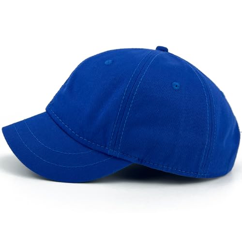 Loneshark Short Brim Baseball Cap for Running Small Bill Umpire Hat - color: Skyblue