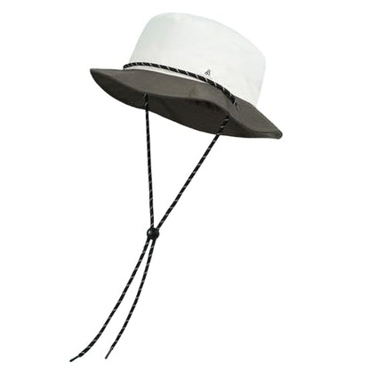 Clakllie Reversible Packable Boonie Fishing Hat UV Protection Sun Beach Hat - color: Bk2601-beigetaupe