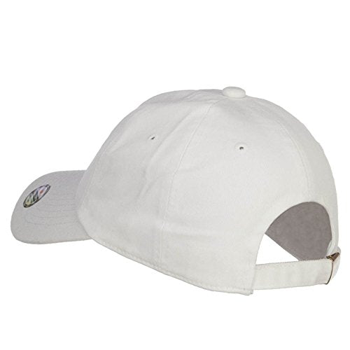 Nissi Unstructured Cotton Twill Washed Cap - color: White