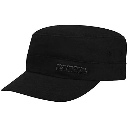 Kangol Cotton Twill Army Cap - color: Black, size: Small-Medium