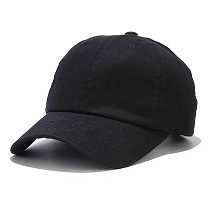 NPQQUAN Original Classic Low Profile Baseball Cap Golf Dad Hat Adjustable - color: Black