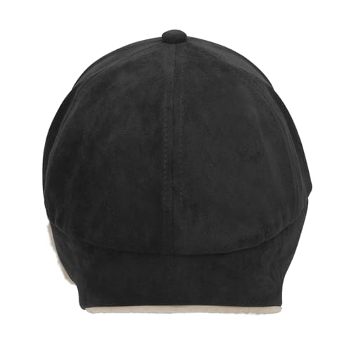Women Winter Waterproof Earflap Trapper Hats Hunting Ski Hat Sherpa Baseball Cap Ear Flap Fashion Cap Aviator Hat - color: Black