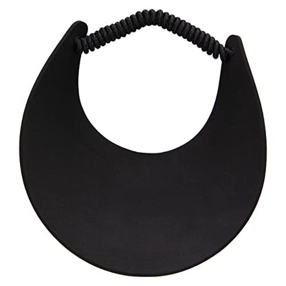Large Bill Foam Sun Visor - color: Black