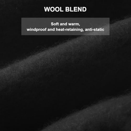 Women Classic Wool Blend Berets Elegant Flat Beret Caps Retro Peaked Cap Hats Autumn Winter Hat Solid Color - color: Black