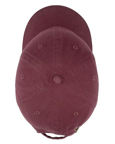 Gelante Baseball Cap Dad Hat 100% Cotton Polo Style Plain Blank Adjustable Size. - color: Burgundy