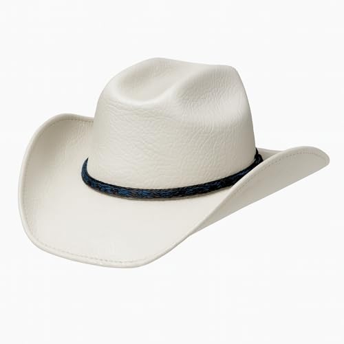 Gamboa Horsehair Hat Band for Cowboy Hats - color: Blue and Gray