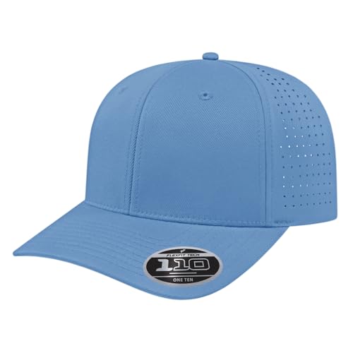 Cap America i8533 Flexfit 110 Performance 6-Panel Adjustable Snapback Cap - color: Columbia Blue